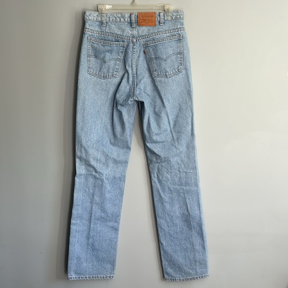 Levi's Vintage 619 Orange Tab Jeans 34X34 Light Wash - Picture 9 of 13